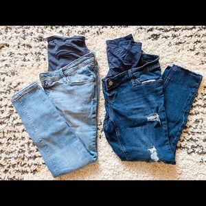2 Old Navy Maternity Jeans
